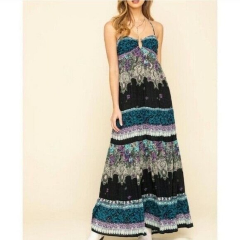 NWOT Free People Give A Little Boho Maxi Dress Size Small